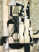 Juan Gris The still lief having guitar oil